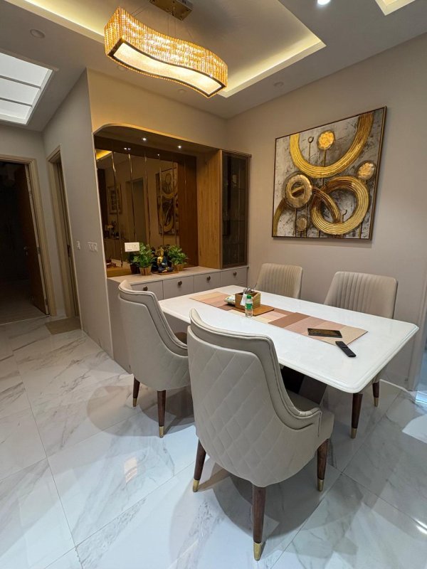Modern Dining Area - Interior Design Project in Sector 52, Gurgaon